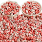 Halloween Flat Clay Beads 6mm Skull Bloody Hands BOO Design 100pcs