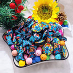 Silicone Focal Beads Christmas Stitch Wearing Christmas Hat 20pcs 2