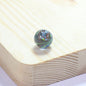 Lampwork Glass Beads Round 12/14mm Transparent Phoenix Tail Gold Foil 5pcs 11