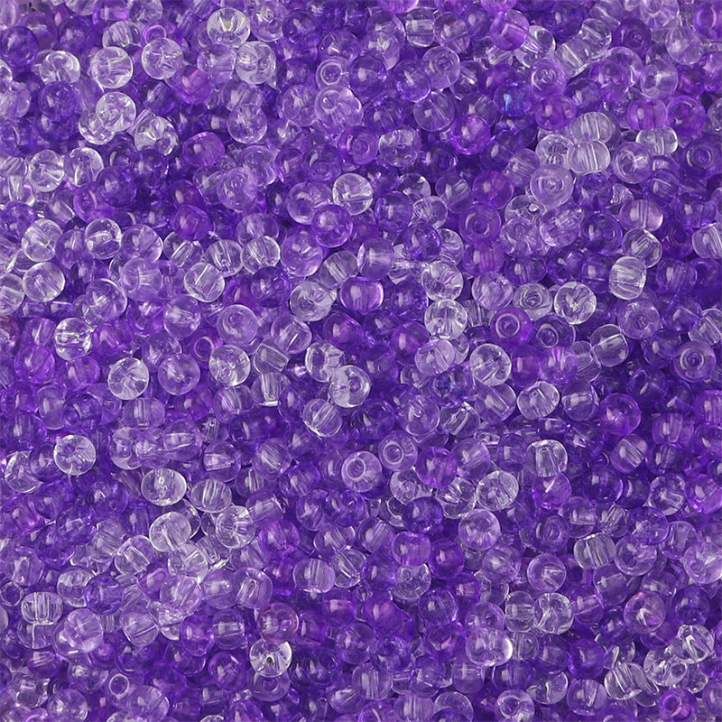 Transparent Seed Glass Beads 2mm Glossy Rainbow Colors 660pcs 33