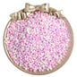 Frosted Seed Glass Beads 4mm Pastel Colors Matte Finish 320pcs 32