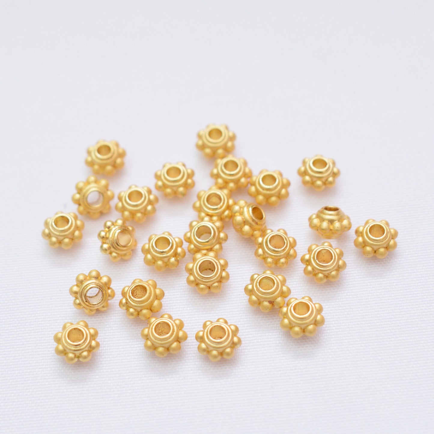 Alloy Sun Shaped Spacer Beads 4mm 5mm Tibetan Style 100pcs 5