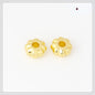 Alloy Flat Pumpkin Spacer Beads 5-7mm Striped Tibetan Style 100pcs 8