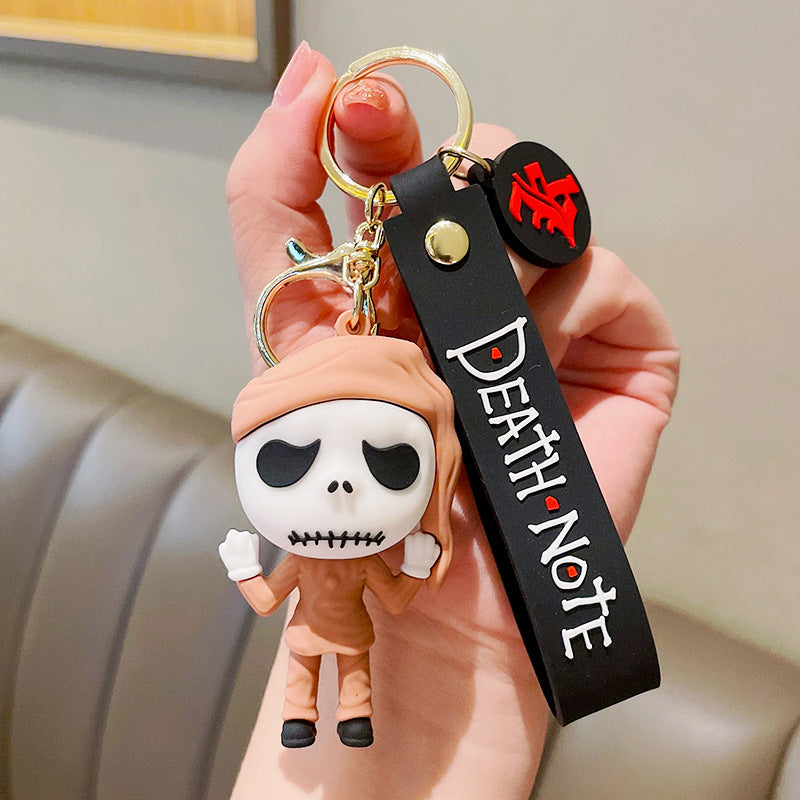 Cartoon Halloween Pumpkin Man Keychain Playful Spooky Character 4