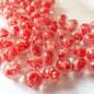 Handmade Painted Glass Beads 8/10/12mm Luminous Silvery Speckles 10pcs 8