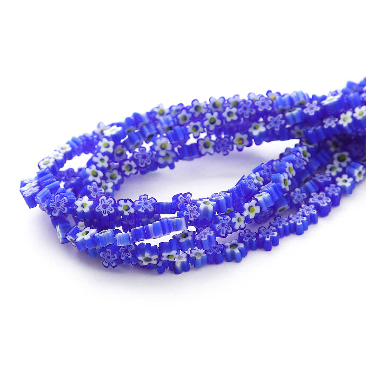 Colorful Flower Millefiori Glass Beads 4-8mm Mixed Sizes 2bags 12