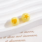 Painted Round Acrylic Beads 10mm Double Sided Heart and Star Pattern 50pcs 8