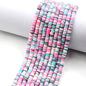 Flat Clay Beads 6mm Colorful Polymer Spacer Disc 10strands 29