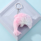 Plush Star Keychain Soft Pastel Cotton Candy Gradient 3