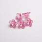 Transparent Plating Horn Petal Acrylic Beads 10mm Multicolor 500pcs 9