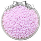Frosted Abacus Glass Beads 3x6mm Pastel Matte Finish 70pcs 18
