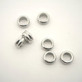 Stainless Steel Double Arc Spacer Beads 5-7mm 100pcs 7