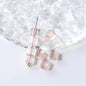 Acrylic Square Acrylic Beads 8mm Pastel Filled Core Glossy 60pcs 7