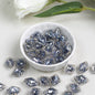 Plating Lace Rhombus Resin Beads 18mm Glossy Color Mixed 5pcs 8