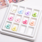 Tulip Metal Beads 21mm Baking Painted Solid Zinc Alloy 10pcs
