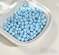Painted Square Acrylic Beads 6mm 5mm Macaron Color Baking 30pcs 14