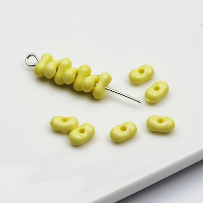 Acrylic Peanut Spacer Beads 6mm Glow In The Dark 200pcs 15