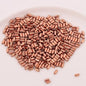 Smooth Tube Acrylic Beads 6mm Chic Gold Rose Silver 200pcs 8