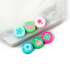 Flower Butterfly Clay Beads 10mm Colorful Polymer 100pcs 4