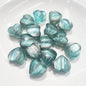 Fantasy Gradient Heart Resin Beads 20mm Pearlescent Purple Blue 20pcs 7