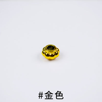 Acrylic Large Hole Spacer Beads 13mm UV Plating 100pcs 9