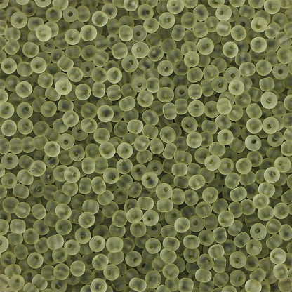 Transparent Frosted Seed Glass Beads 2mm with 1mm Hole 660pcs 46