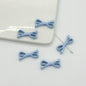 Eight Character Shaped Bow Tie Metal Beads 10*22mm Baking Painted 10pcs 14