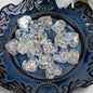 Rose Pattern Heart Resin Beads 20mm Multicolor 10pcs 16