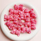 Glow In The Dark Plating Bear Acrylic Beads 24-34mm Two-Color 5pcs 18