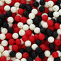 Rubberized Round Acrylic Beads 15mm Mixed Colors 20pcs 19