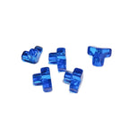 Transparent Square Acrylic Beads 9mm Tetras Colorful 30pcs 3