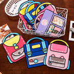 Backpack Shaped Zip Lock Bags Plastic Resealable 21x18cm 10pcs 3