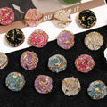 Star Moon Rhinestone Bubblegum Beads 17mm Celestial Design 10pcs 4
