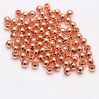 Brass Round Metal Beads 2-8mm Glossy Plating 100pcs 9