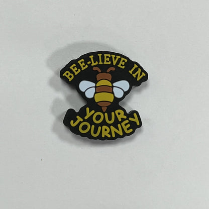 Silicone Focal Beads Animal Bee Glow In The Dark Honeycomb With Text 20pcs 9