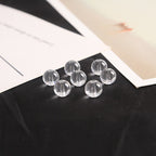 Seed Round Glass Beads 4mm Glossy Mixed Colors 75pcs 3