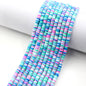 Flat Disc Clay Beads 6mm Colorful Matte Polymer 10strands 11