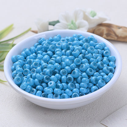Glass Donut Spacer Beads 4mm Solid Color 200pcs 20