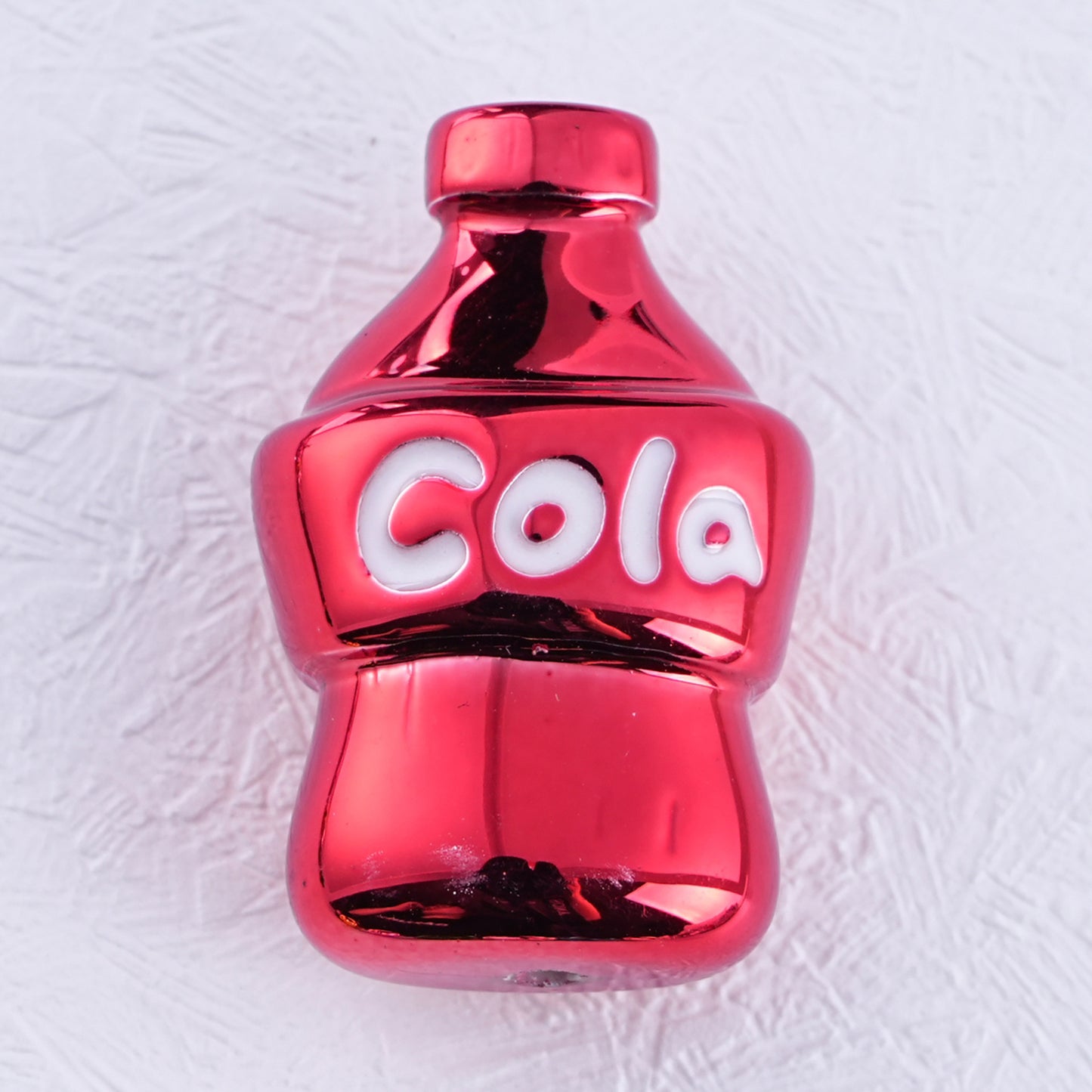 Plating Cola Bottle Acrylic Beads 19-30mm Metal Colored 20pcs 9
