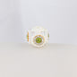 Pearl Encrusted Cube Clay Beads 20mm Rhinestone Accent 5pcs 8