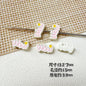 Baking Painted WOW&YES Metal Beads 13mm 15mm Colorful Alloy 20pcs 6