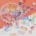Frosted Lion Face Glass Beads 11mm Pastel Colors 25pcs