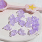 Electroplated Czech Glass Beads Star Shape 14mm Lavender 100pcs 15