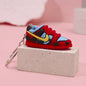 3D Sneaker PVC Shoe Keychain Colorful Miniature Design 6pcs 9