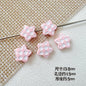Star and Heart Metal Beads 13mm Baking Painted Houndstooth 10pcs 7