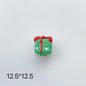 Hand Painted 3D Christmas Lampwork Glass Beads Snowman Santa Motifs 1pc 22