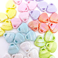 UV Plating Handbag Acrylic Beads 23x22x7mm Pastel Glossy 50pcs 3