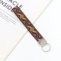Bohemian Style Wristlet Keychain Antique Silver Polyester 2pcs 17cm 20