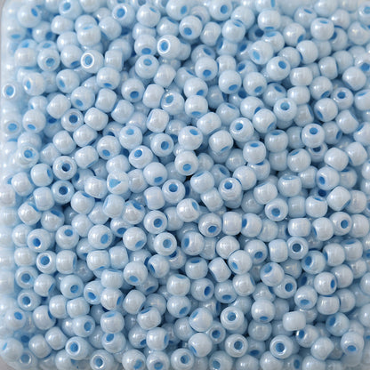 Czech Seed Glass Beads 4mm Glossy Pastel Colors 300pcs 13
