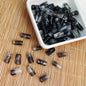 Vintage Crescent and Hexagonal Prism Resin Beads 20/12mm Mixed Shapes 30pcs 4
